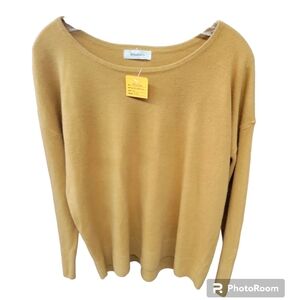 🏷️ ♥️ DressBarn Light Brown/Tan Long Sleeve Sweater - 1X